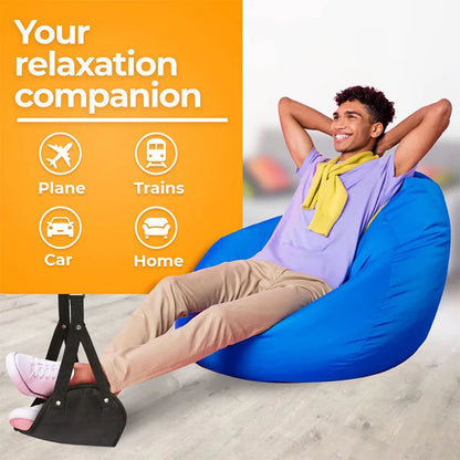 Adjustable Travel Foot Rest Hammock for Flights by HitMyNeed