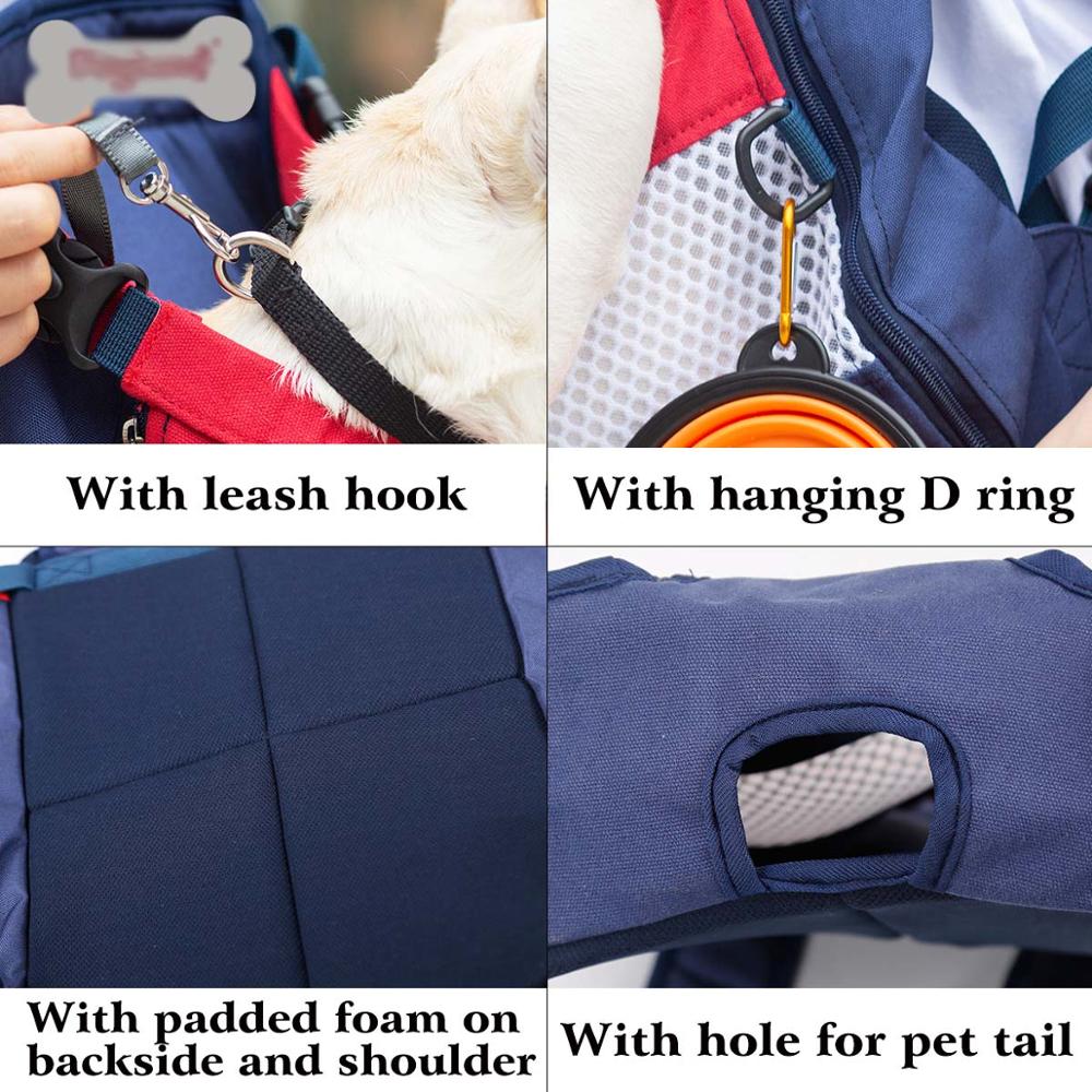 Adjustable Travel Pet Chest Carrier with Mesh by HitMyNeed
