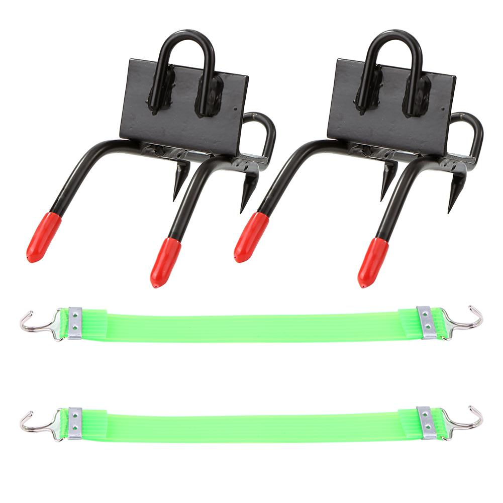 Adjustable Tree Climbing Spikes with Elastic Straps by HitMyNeed