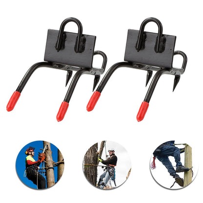 Adjustable Tree Climbing Spikes with Elastic Straps by HitMyNeed