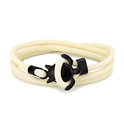 Adjustable Turtle Bracelet with Rope Wrap Design tz-1556 by HitMyNeed
