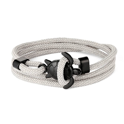 Adjustable Turtle Bracelet with Rope Wrap Design tz-1559 by HitMyNeed