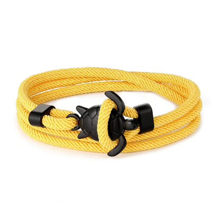 Adjustable Turtle Bracelet with Rope Wrap Design tz-1560 by HitMyNeed