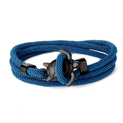 Adjustable Turtle Bracelet with Rope Wrap Design tz-1568 by HitMyNeed