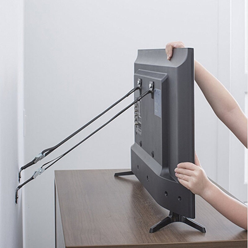 Adjustable TV Safety Straps, 2 Pack Anti-Tip Locks by HitMyNeed