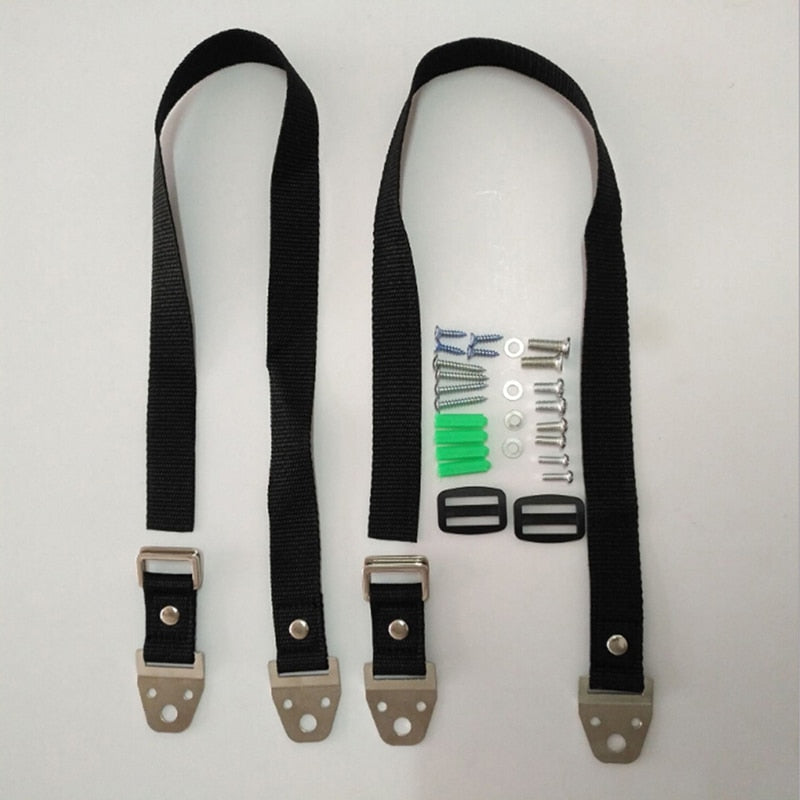 Adjustable TV Safety Straps, 2 Pack Anti-Tip Locks by HitMyNeed