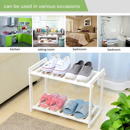 Adjustable Two-Tier Under Sink Organizer Rack by HitMyNeed
