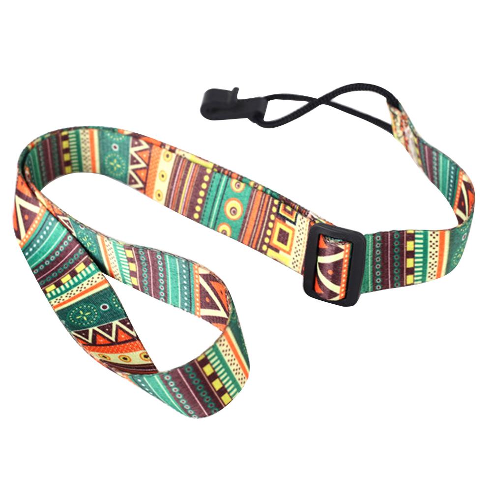 Adjustable Ukulele Strap with Colorful Abstract Design by HitMyNeed