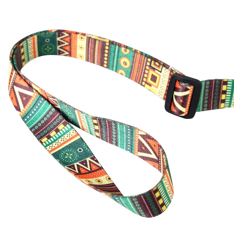 Adjustable Ukulele Strap with Colorful Abstract Design by HitMyNeed