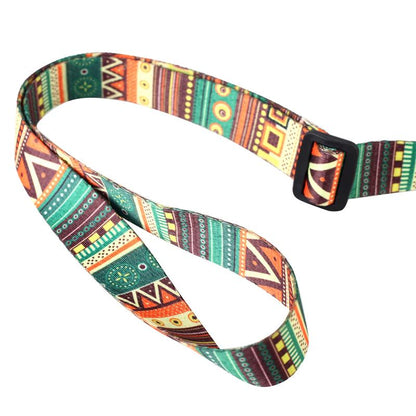 Adjustable Ukulele Strap with Colorful Abstract Design by HitMyNeed