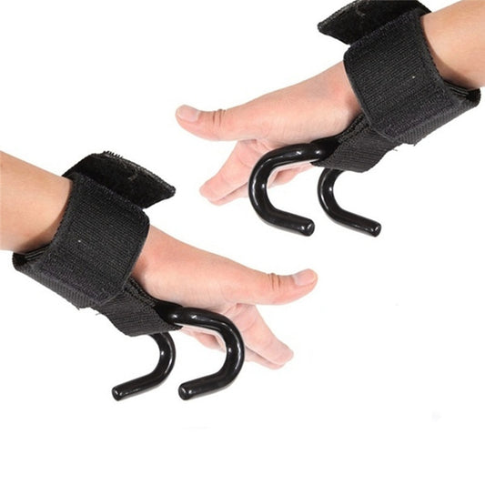 Adjustable Unisex Weightlifting Hooks with Straps by HitMyNeed
