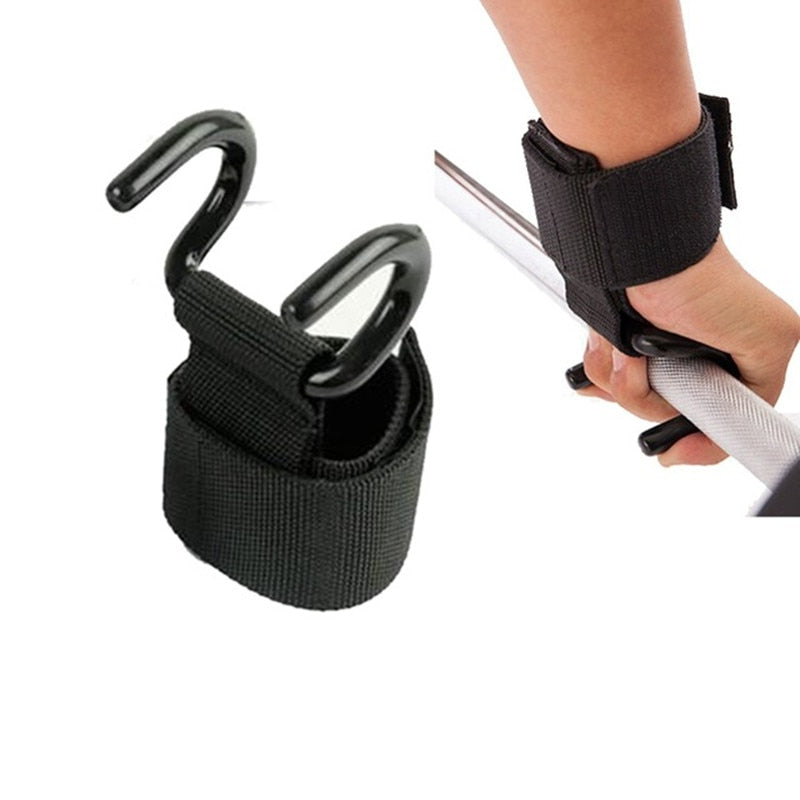 Adjustable Unisex Weightlifting Hooks with Straps by HitMyNeed