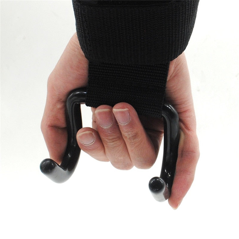 Adjustable Unisex Weightlifting Hooks with Straps by HitMyNeed