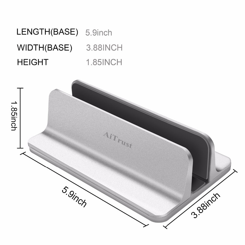 Adjustable Vertical Laptop Desk Stand Holder by HitMyNeed
