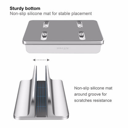 Adjustable Vertical Laptop Desk Stand Holder by HitMyNeed