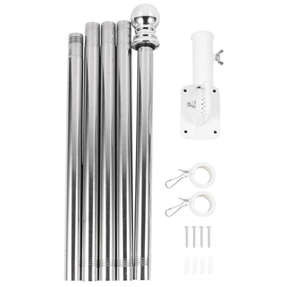 Adjustable Wall Mount Flag Pole with Bracket by HitMyNeed