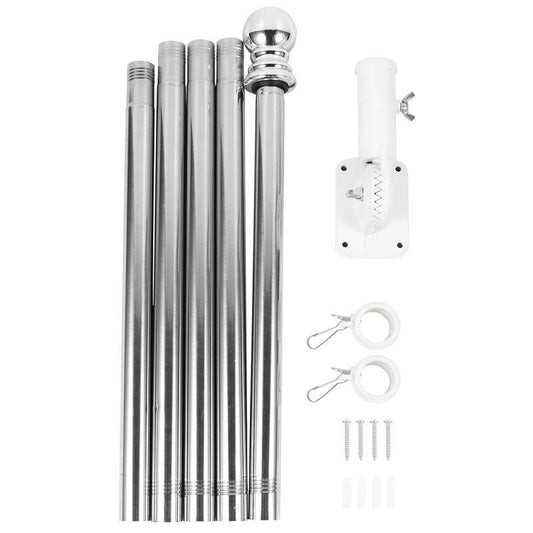 Adjustable Wall Mount Flag Pole with Bracket by HitMyNeed