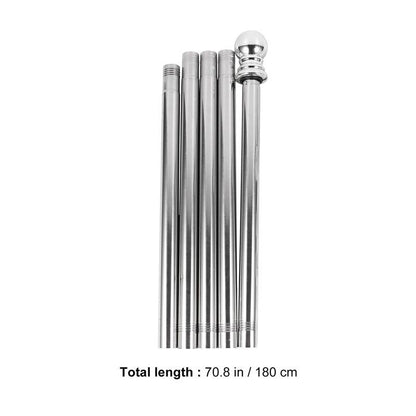 Adjustable Wall Mount Flag Pole with Bracket by HitMyNeed