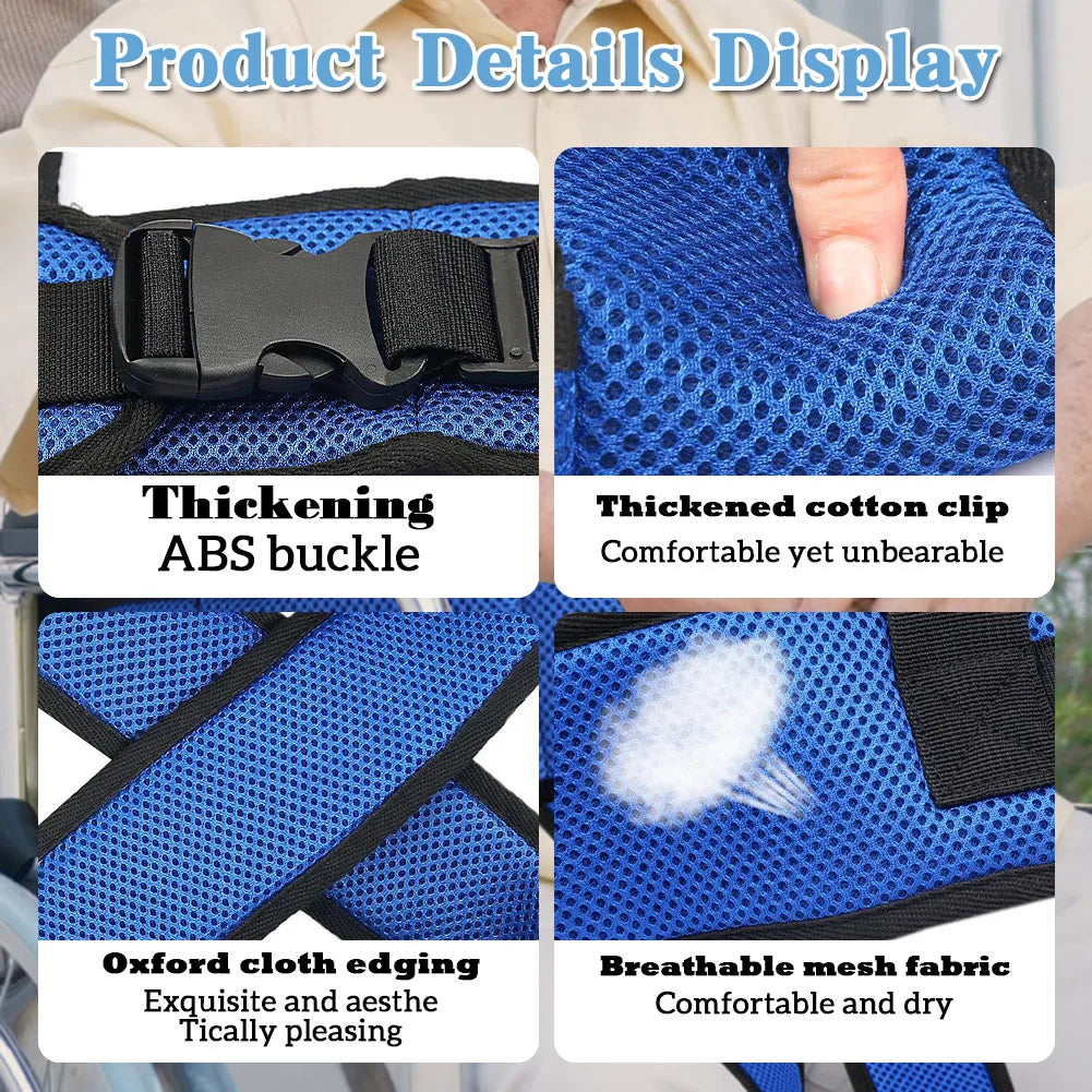 Adjustable Wheelchair Safety Belt with Fixing Straps by HitMyNeed