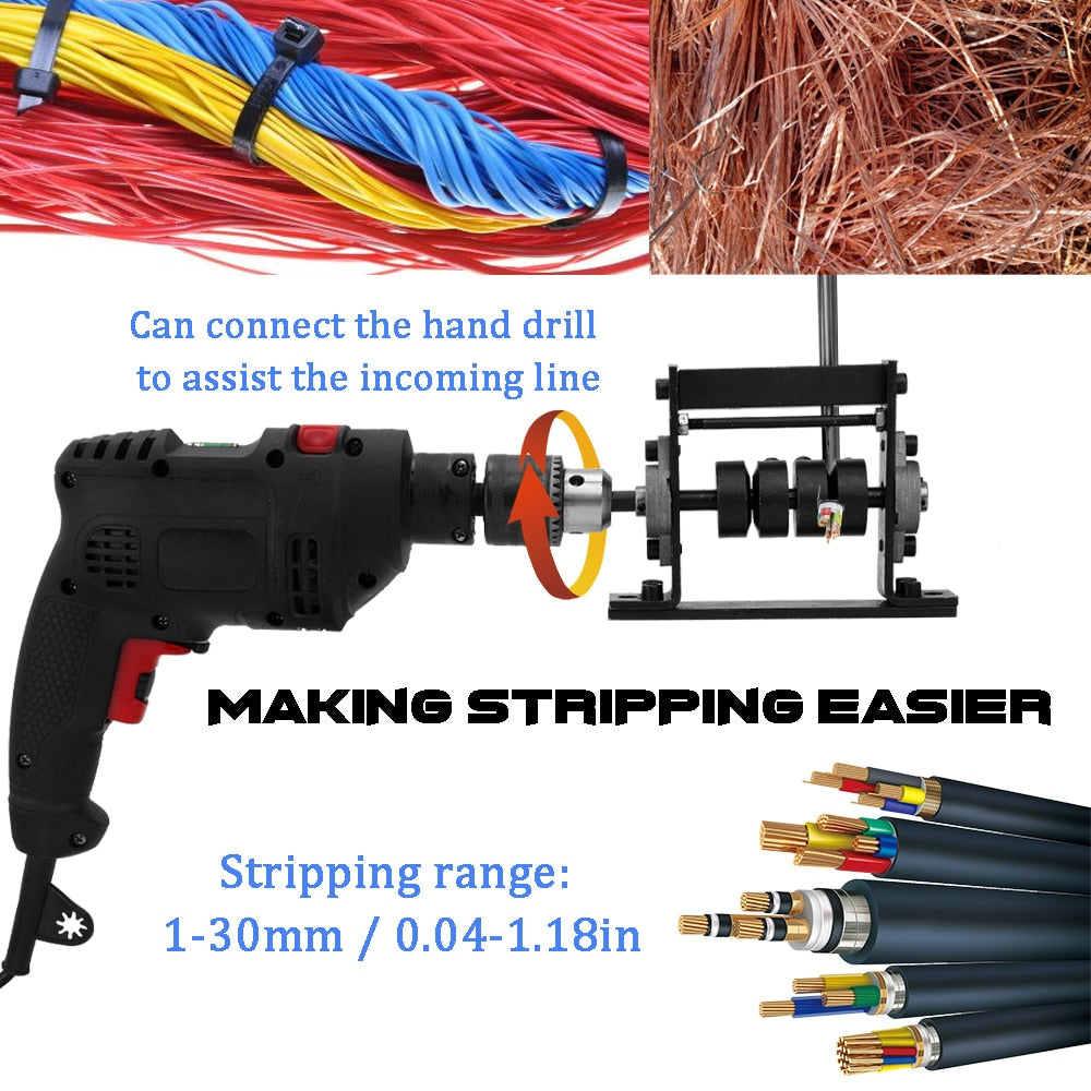 Adjustable Wire Stripping Machine Hand Tool by HitMyNeed