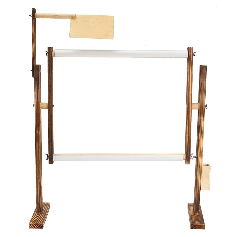 Adjustable Wooden Cross Stitch Frame Stand by HitMyNeed