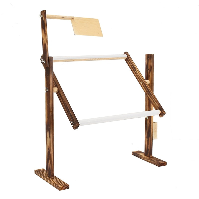 Adjustable Wooden Cross Stitch Frame Stand by HitMyNeed