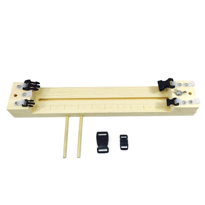 Adjustable Wooden Paracord Jig Bracelet Making Tool by HitMyNeed
