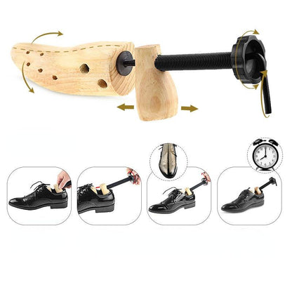 Adjustable Wooden Shoe Stretcher Unisex S/M/L l-42-46 by HitMyNeed