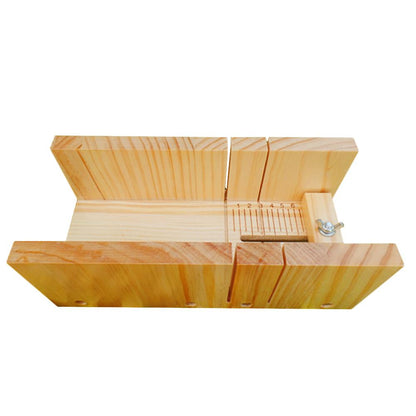 Adjustable Wooden Soap Bar Cutter with Ruler by HitMyNeed