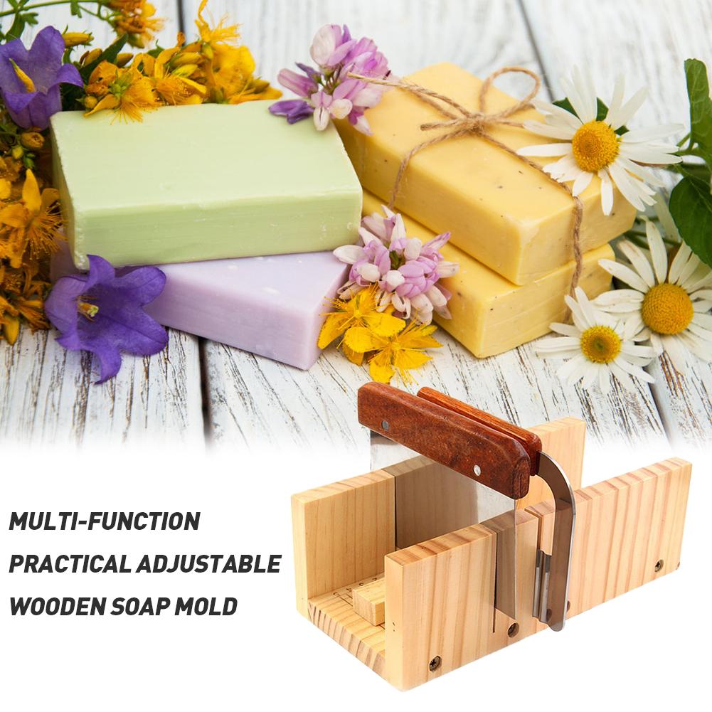 Adjustable Wooden Soap Bar Cutter with Ruler by HitMyNeed
