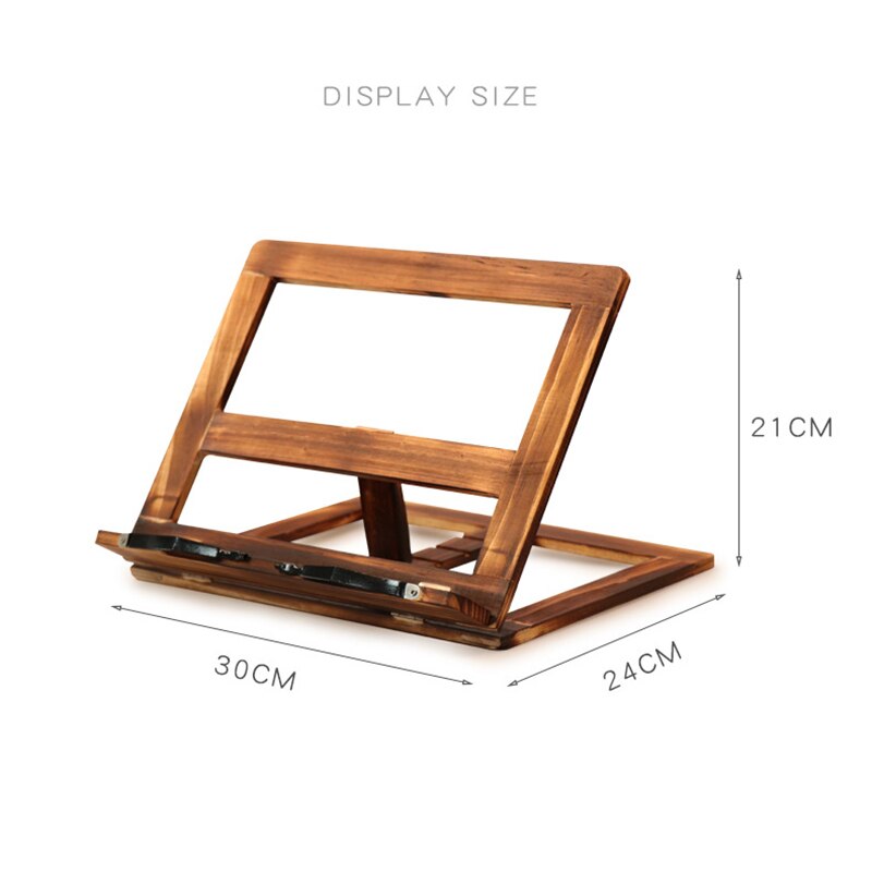Adjustable Wooden Table Book Stand by HitMyNeed