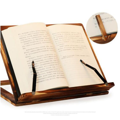 Adjustable Wooden Table Book Stand by HitMyNeed
