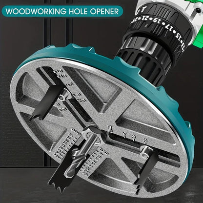 Adjustable Woodworking Hole Saw 45-130mm by HitMyNeed