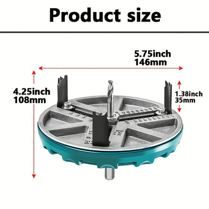 Adjustable Woodworking Hole Saw 45-130mm by HitMyNeed