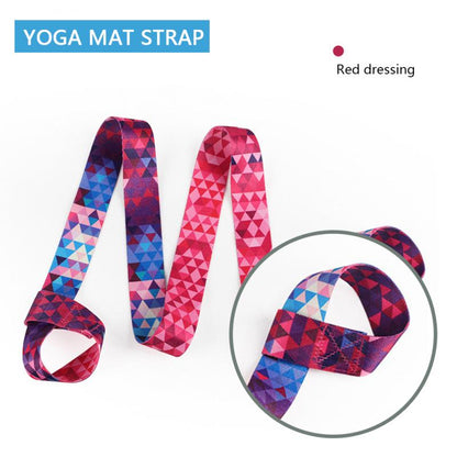 Adjustable Yoga Mat Carry Strap and Stretch Belt by HitMyNeed