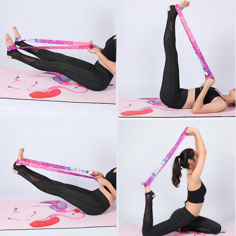 Adjustable Yoga Mat Carry Strap and Stretch Belt by HitMyNeed