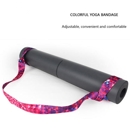 Adjustable Yoga Mat Carry Strap and Stretch Belt by HitMyNeed
