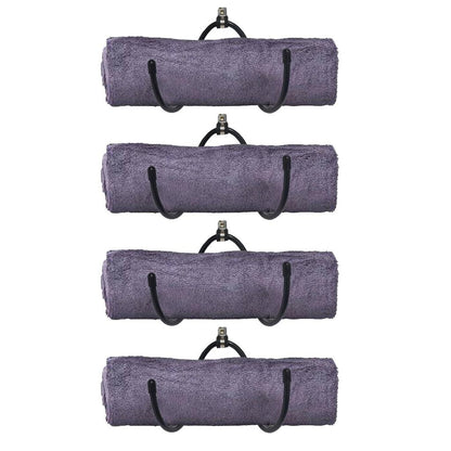 Adjustable Yoga Mat Wall Holders, Set of 4 by HitMyNeed