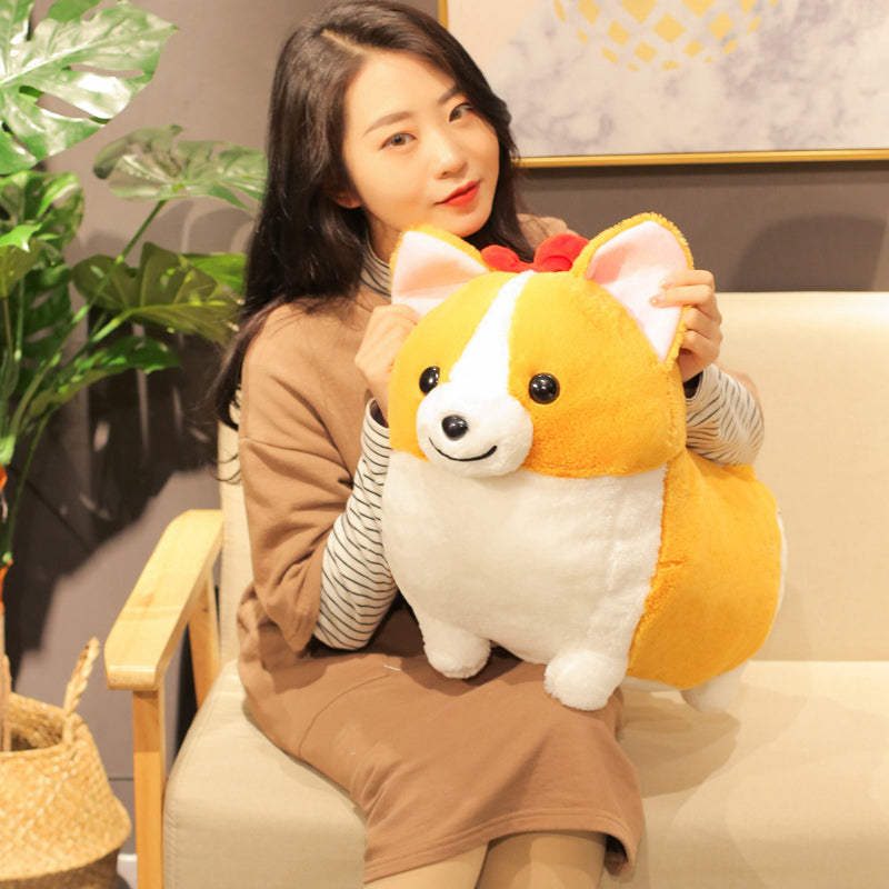 Adorable Corgi Plush Dog Soft Toy Plushie by HitMyNeed