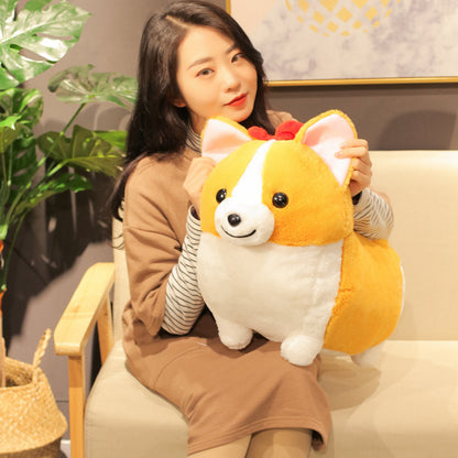 Adorable Corgi Plush Dog Soft Toy Plushie by HitMyNeed