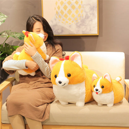 Adorable Corgi Plush Dog Soft Toy Plushie by HitMyNeed