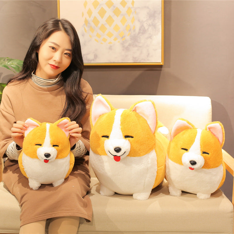 Adorable Corgi Plush Dog Soft Toy Plushie by HitMyNeed