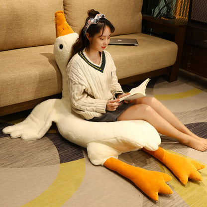 Adorable Goose Plush Pillow Toy 130cm by HitMyNeed