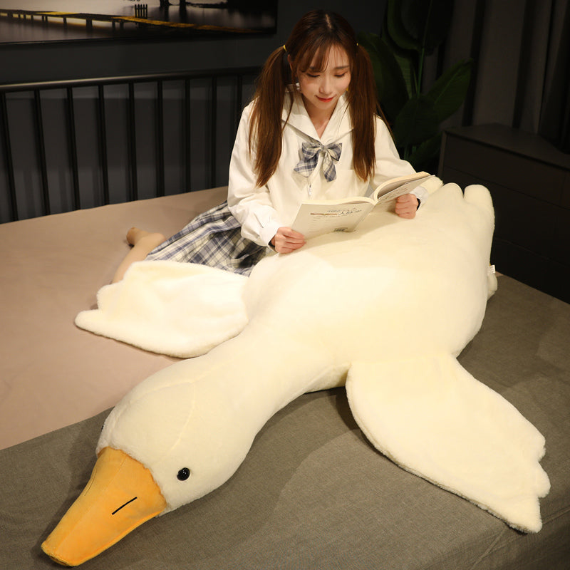 Adorable Goose Plush Pillow Toy 160cm by HitMyNeed