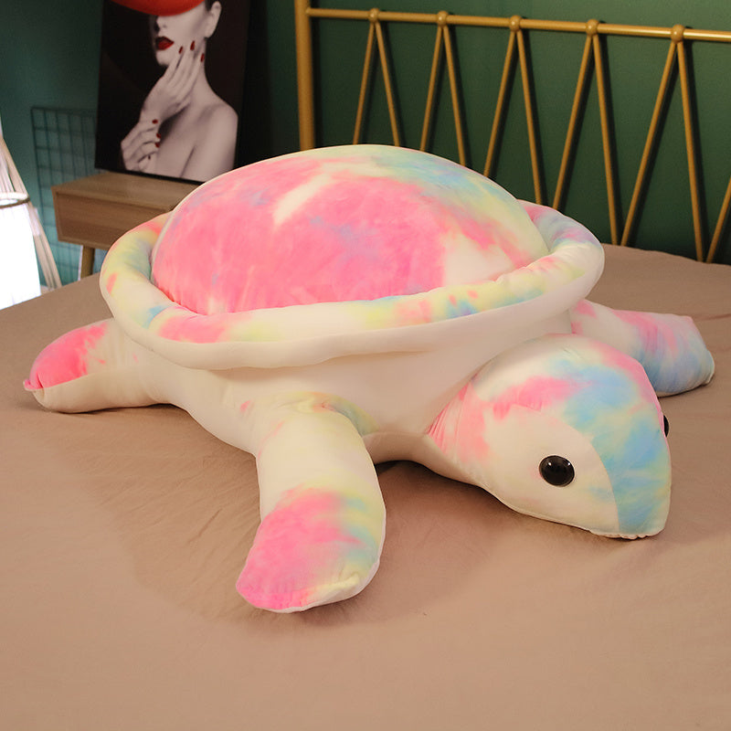 Adorable Tortoise Plush Toy - Soft Stuffed Animal 100cm2-packages pink by HitMyNeed