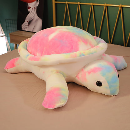 Adorable Tortoise Plush Toy - Soft Stuffed Animal 100cm2-packages pink by HitMyNeed