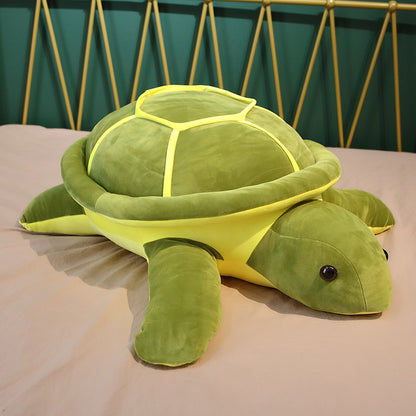Adorable Tortoise Plush Toy - Soft Stuffed Animal 80cm green-1 by HitMyNeed