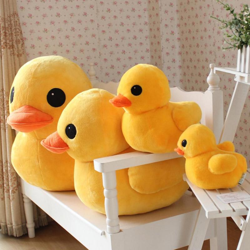 Adorable Yellow Duck Plush Toy Pillow 20cm by HitMyNeed