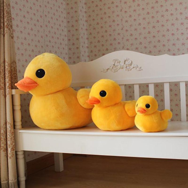 Adorable Yellow Duck Plush Toy Pillow 20cm by HitMyNeed