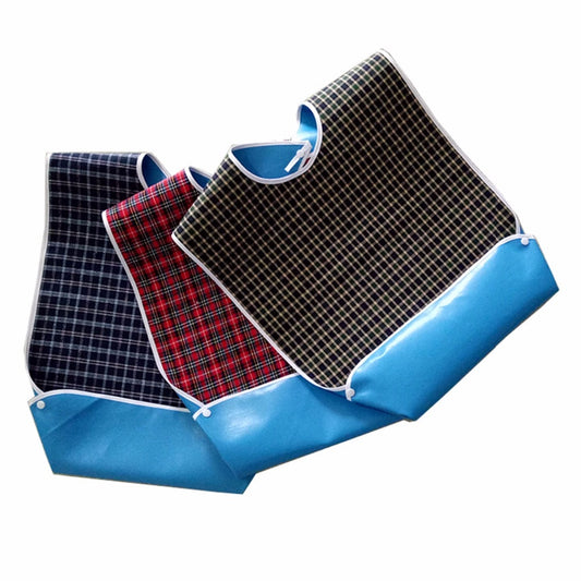 Adult Bibs with Crumb Catcher (Set of 3) by HitMyNeed